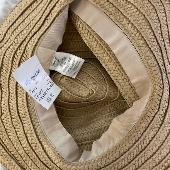 Madewell Packable Braided Straw Hat Size M/L $39.50 MD832 - Picture 4 of 4